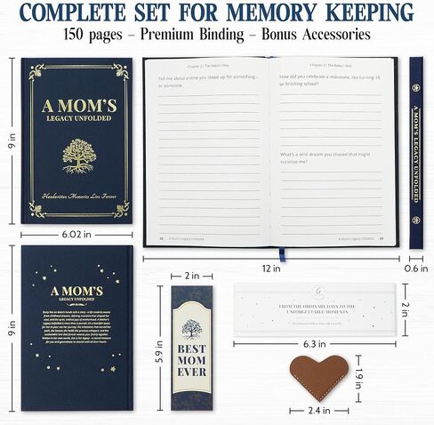 Gifts for Dad from Daughter Son - 150 Pages Lined Notebook Journal with Leather Heart Bookmark - Fathers Day Birthday Gifts for Dad, Husband Birthday Gift Ideas, Mens Gift for Husband in Saudi Arabia