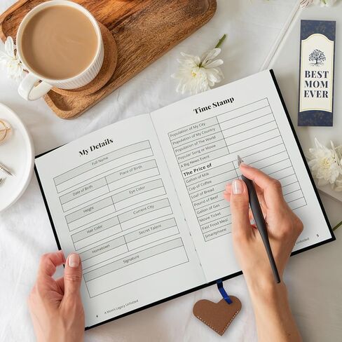 Gifts for Dad from Daughter Son - 150 Pages Lined Notebook Journal with Leather Heart Bookmark - Fathers Day Birthday Gifts for Dad, Husband Birthday Gift Ideas, Mens Gift for Husband in Saudi Arabia
