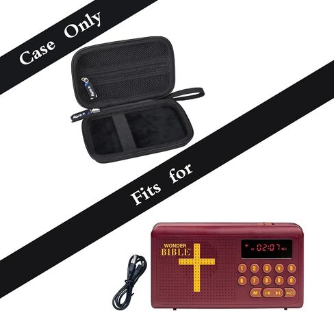 Case for Wonder Bible KJV/NIV- The Talking Audio Bible Player That You Can Listen to (Box Only) (Black, Case Only) in Saudi Arabia