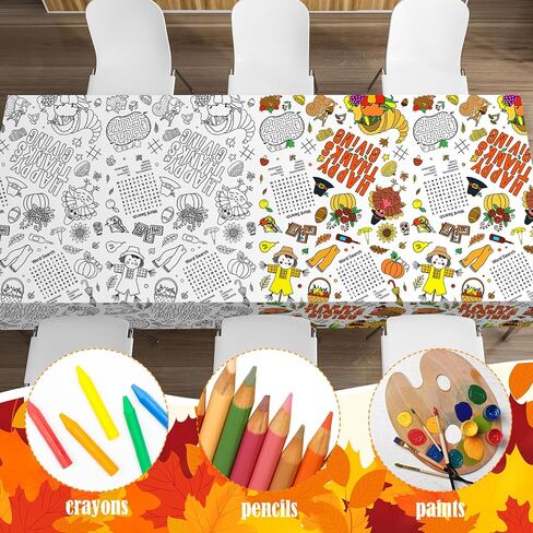 1 Pcs 108 x 54 Inch Kids Giant Hello Summer Coloring Tablecloth Disposable Jumbo Paper Tablecloth for Coloring Banner for Home Classroom Birthday Activity Party Supplies in Kuwait