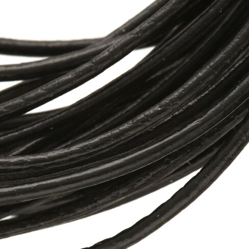 The Beadsmith Leather Cord – Brown – .5mm Spool – 5 Yards/1.52 Meters – Indian Leather Thong Ideal for Braiding, Beading, Necklaces, Fine Lacing, Hair Accessories & DIY Jewelry Making in Saudi Arabia