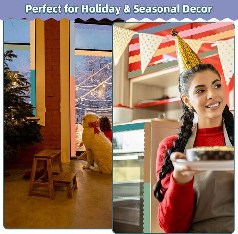 30 PCS حدود مغناطيسية للمسافة البيضاء للفصول الدراسية - مجموعة حدود Boho Magnetic Bulletin - شرائط حدودية للطبول الأسقلوب المحايدة للمعلمين ، أولياء الأمور ، المنزل DIY ، الديكور المدرسي والمكاتب in Kuwait