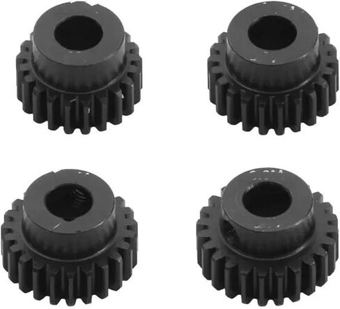 RC Spare Part Compatible with HSP 1/10 RC Car Upgrade Parts 4pcs 0.6M 5mm 17T 18T 19T 20T 21T 22T 23T 24T 25T 26T 27T 28T Pinion Gear Moter Gear Set(21 22 23 24T) in Saudi Arabia