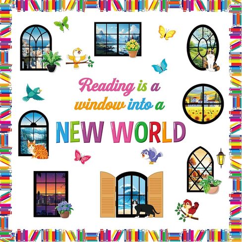Honoson 71 Pcs Construction Bulletin Board Decorations Road to Success Bulletin Boards Construction Inspirational Classroom Decors for Library Classroom Positive Chalkboard Wall Decor(Road) in Saudi Arabia