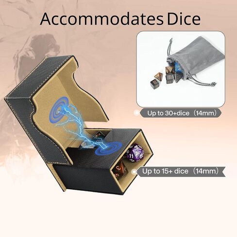 Dice Tower and Tray,Foldable Portable Dice Rolling Tower,Dice Roller Accessory for Dungeons and Dragons,Classic Board Games,RPG Games, and Tabletop Games White/Purple in Saudi Arabia