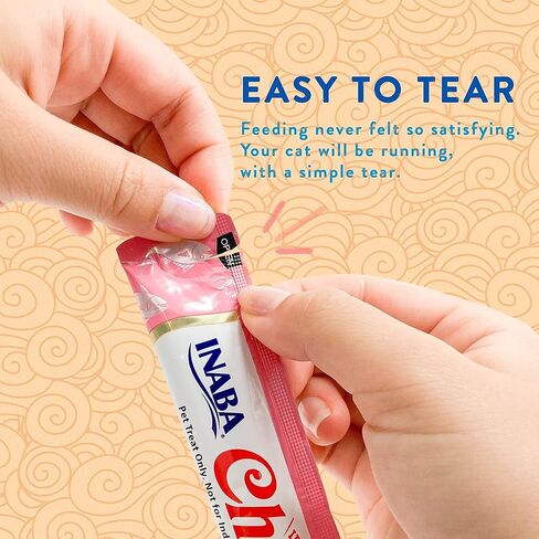 INABA Churu Tuna Lickable Creamy Purée Cat يعامل 2 نكهة متنوعة حزمة من 10 أنابيب in Kuwait