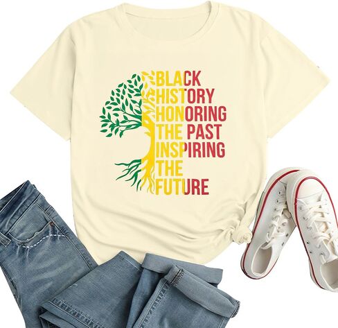 Juneteenth T Shirt Women 1865 Graphic Tshirt Celebrate American African Freedom Shirts Black Women Gifts in Kuwait