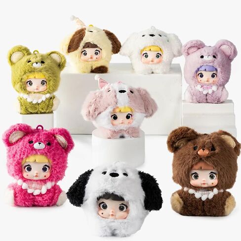 Nommi V4 Nommi Baby Series Mibao's Adoption House Series Plush Blind Box 1PC (1 من 10 أنماط محتملة) in Kuwait