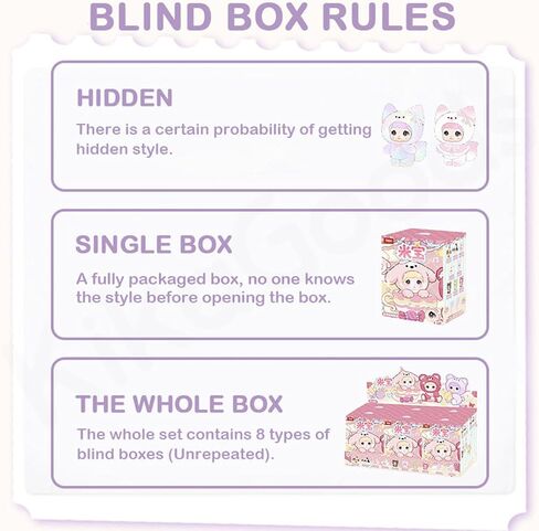 Nommi V4 Nommi Baby Series Mibao's Adoption House Series Plush Blind Box 1PC (1 من 10 أنماط محتملة) in Kuwait