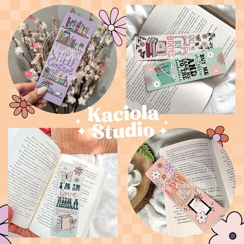 100pcs الإشارات المرجعية للنساء ، ممرات الكتب ذات الإشارات الأخرى للورق المباراة الالتفافية 6 "× 2" علامات كتاب لطيف لقراءة محبي الكتب المدارس المدارس (Looklovers) in Kuwait