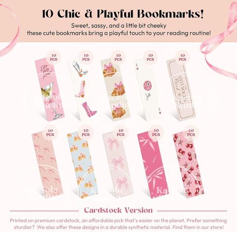 100pcs الإشارات المرجعية للنساء ، ممرات الكتب ذات الإشارات الأخرى للورق المباراة الالتفافية 6 "× 2" علامات كتاب لطيف لقراءة محبي الكتب المدارس المدارس (Looklovers) in Kuwait