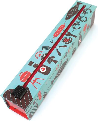 موزع رقائق الألومنيوم القابل لإعادة التعبئة من الرخام من ChicWrap Carrera - يتضمن لفة من رقائق الألومنيوم الاحترافية مقاس 12 × 30 بوصة - موزع قابل لإعادة الاستخدام مع قاطع منزلق - موزع مثالي ويوفر المال in Kuwait