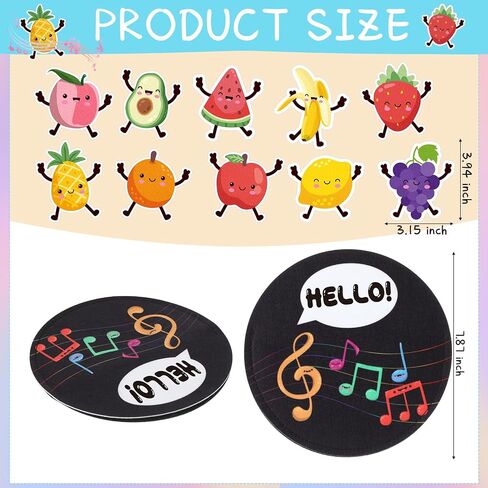 10 pcs Finger Puppets Toys Kids Dancing Fruit Birthday Decorations Felt Finger Sensory Toys with Bag Soft Cute Toddlers Hands Puppets in Saudi Arabia