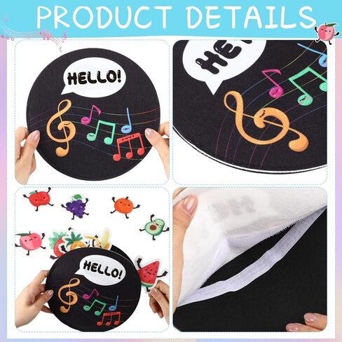 10 pcs Finger Puppets Toys Kids Dancing Fruit Birthday Decorations Felt Finger Sensory Toys with Bag Soft Cute Toddlers Hands Puppets in Saudi Arabia