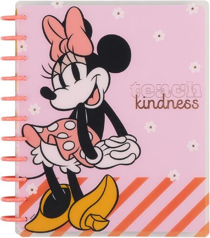 Happy Planner Disney Disc-Bound 12-Month Academic Planner, July 2025–June 2026, 3 Extra Months, 2 Sticker Sheets, Big Size, Teacher Layout, Mickey Mouse & Friends Theme, Current Classroom in Kuwait