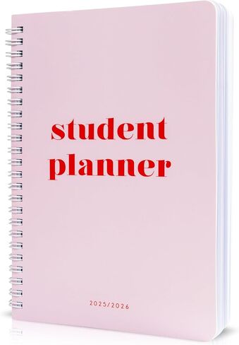 Aesthetic 2025-2026 Student Planner To Stay Organized - A Beautiful 8.5" x 5.5" Planner for Middle and High School Students with Weekly & Monthly Spreads For The 25-26 Academic Year in Saudi Arabia