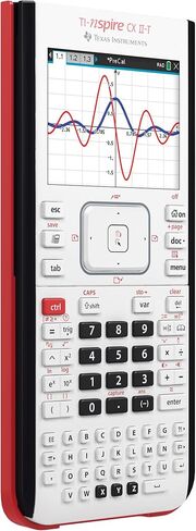 Texas Instruments Ti-Nspire CX II-T | الآلة الحاسبة الرقمية ، E/D/I/NL/P/F ، البطارية ، USB ، البرمجيات ، أبيض in Kuwait