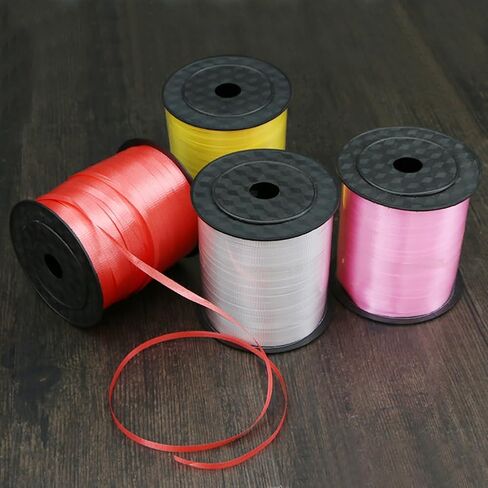500 Yards Crimped Curling Ribbon Balloon Ribbon String Curly Craft Ribbon Gift Wrap Ribbons Party Decorative Ribbon for Birthday Baby Shower Christmas Golden in Saudi Arabia