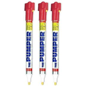 The Pumper Permanent Marker Pens - 3 Pens (White)