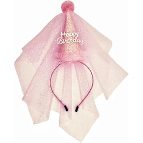 Pink Birthday Party Hat, Birthday Hats for Kids