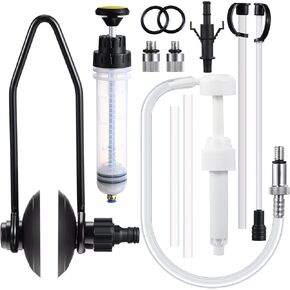 3 قطع من منظف المحرك الخارجي الصيفي، مضخة زيت الوحدة السفلية ومضخة استخراج السوائل، مجموعة مضخة سائل تنظيف محرك القارب مزدوجة الجوانب مع خرطوم ومحول قفل لمعظم المحركات البحرية in Kuwait