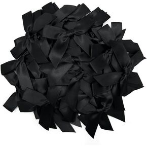 50 PCS أقواس الشريط الوردي ، أقواس نسيج صقيل 2.8 بوصة ، أقواس صغيرة للهدية زينة حفل زفاف التغليف (الوردي) in Kuwait