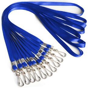 Lanyards for Id Badges Lanyard مع Clip Dropivel Hooks للحصول على اسم شارة معرف الاسم ، والموظفين ، والطلاب ، والحضور