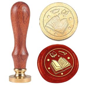 1pc Music Note Wax Seal Stamp Vintage Music Staff Sealing Wax Stamp Gift for Christmas 25mm Removable Brass Stamp Head with Wooden Handle for Envelope Invitation Card Gift Decoration