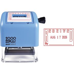 COSCO 2000PLUS ES Dater, Received + Date, 1 X 1.81, Red