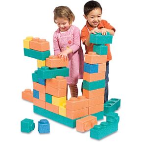 Creativity Street Gorilla Blocks Extra Large 66-Piece Building Blocks Set for Kids and Babies