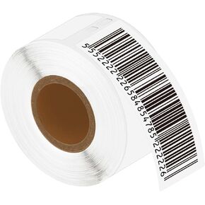GREENCYCLE Compatible for Dymo 30254 Clear Self-Adhesive LW Mailing Address Labels 1 1/8" x 3 1/2"(28mm x 89mm) 1" Core for Labelwriter 450,450 Turbo,4XL,130 Labels per Roll,1 Rolls[NOT FIT 550 & 5XL]
