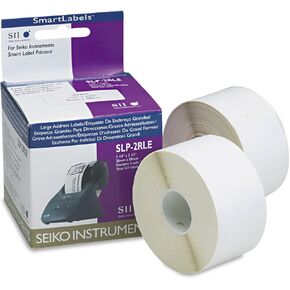 Seiko SLP2RLE Self-Adhesive Large Address Labels 1-1/2 x 3-1/2 White 520/Box