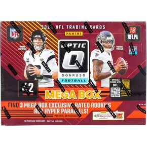 2024 Panini Donruss Optic Football Hobby Mega Trading Card Box (Three Rated Rookie Red Hyper Parallels Per Hobby MEGA Box!