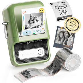 NIIMBOT B21 Pro Label Maker, 300DPI HD Label Printer, Ideal for Notes,Photos, Study Graphics, Memo Maker,50x30mm Label,230Pcs(Black)
