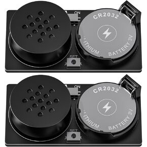 Cricket Noise Maker Contains 7 Sounds Hidden Annoying Beeping Sound Chirping Prank Device Office Funny Shock Chirp Cat Meow Prank for Family, Toys Suitable for Adults 2 Pack