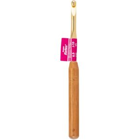 Susan Bates Silvalume Bamboo Handle Aluminum Crochet Hook-Size J10/6mm B3206J