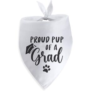 Proud Pup of A Grad Graduation Dog Bandana Dog Owner Graduation Outfits for Large Medium Small Dogs Graduation Announcement Photo Prop Pet Scarf Accessories Christmas Puppy Gifts