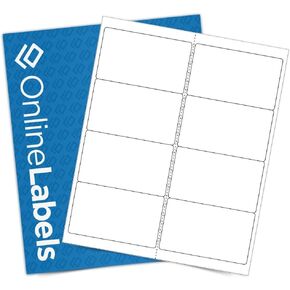 4 x 2.5 Rectangle Labels - Pack of 800 Labels, 100 Sheets - Inkjet/Laser Printer - Online Labels