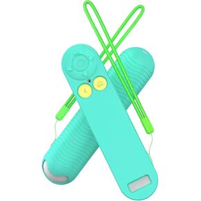 Silicone Remote Cover for Nex Playground Remote Control – Shockproof Silicone & Rubber Protector, Precise Button Access, Easy-to-Clean Design, Game System Accessory (Green+Yellow)
