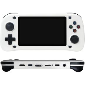 Retro Handheld Game Console with 15000+ Games, HD Gaming Controller, Built-in Multiple Emulators for PS1, for N64, 64GB Storage, 4.3-Inch LCD, TV Output, Long Battery Life(White)