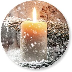 Winter Home Personalized Christmas Address Labels - Set of 48, self-Stick