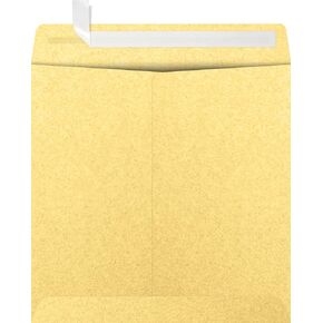 9 x 9 Square Envelopes - Gold Metallic (50 Qty.)