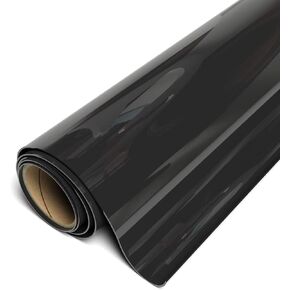 Siser Brick 600 Heat Transfer Vinyl, 19.6" x 1FT Sheet (Black - HEX #3B3F42) - Compatible with Siser Romeo/Juliet & Other Professional or Craft Cutters - 3D HTV - CPSIA Certified