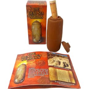 The Dead Sea Scrolls Replica Clay Jar Kit-5" Inches Height with Booklet in English & Spanish