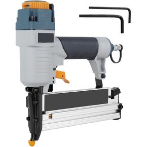 Pneumatic Upholstery Stapler Heavy-Duty Pneumatic Nail Gun Woodworking Tools Nail Gun T50 F50 440K 16Ga/18Ga Air Nailer Gun Adjustable Depth