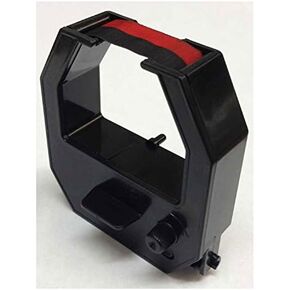 Ribbon for Allied Time AT-2700 AT-4500, Acroprint ATR480 ATR120r, Lathem 400E, Black/Red Ink, COMPUMATIC Compatible Replacement