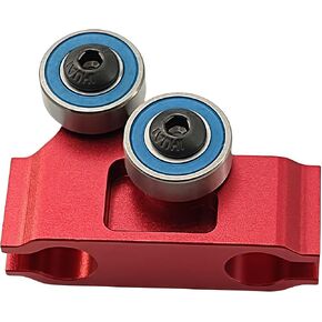 Aluminum Center Driveshaft High-Speed Support Set for 1/7 Arrma Infraction, Limitless, and Felony – (ARA109011, ARA109001, ARA7617V2, ARA7615V2) RC Upgrade Parts, Replaces #ARA311027 (Red)