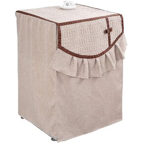 Appliance Dust Cover Washing Machine Cover, Thickened Fabric Roller Cover, UV and Dust Resistant , Indoor-Outdoor Coverage, Front Load Washer Cover Dust Cover for Home Appliances(A)