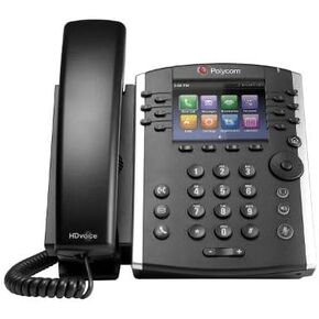 Poly/Polycom VVX 411 VoIP Phone Bundle with ATHQ Power Supply (Renewed)