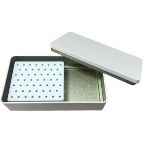 SPANSEE Powder Container for Polymer Clay, Cornstarch Container, Polymer Clay Tool, Cornstarch Holder for Clay Makers, Cornstarch Tapper Box (White)